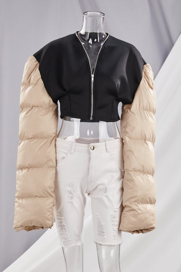 It Girl Puffer Jacker - Beige