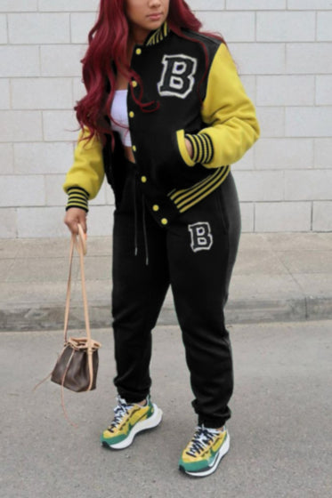 My Boyfriend Made Varsity Set- Black