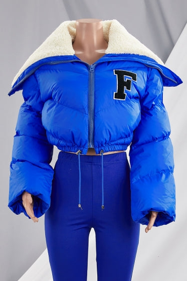 F for Freakin Gorgeous Coat - Blue