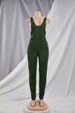 The Right Fit Jumpsuit- Olive