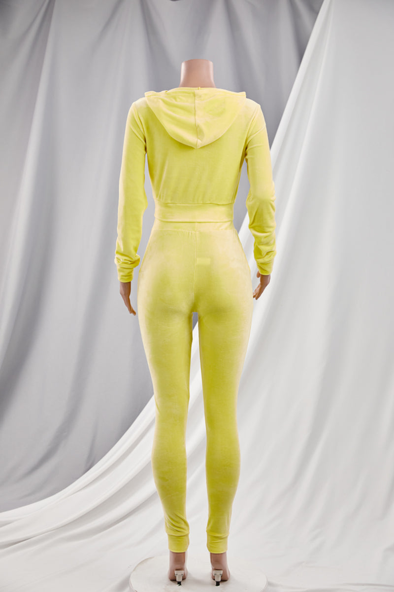 Yummy Velour -Yellow