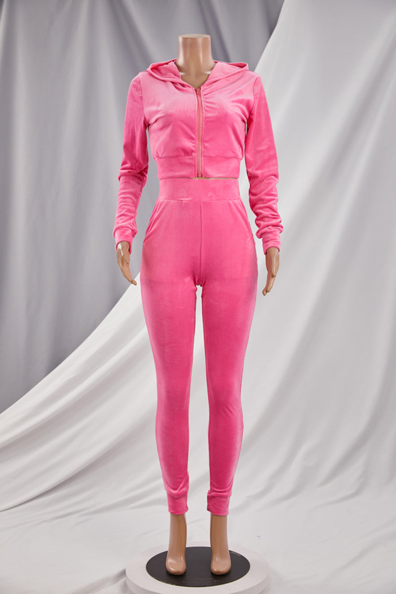 Yummy Velour -Pink