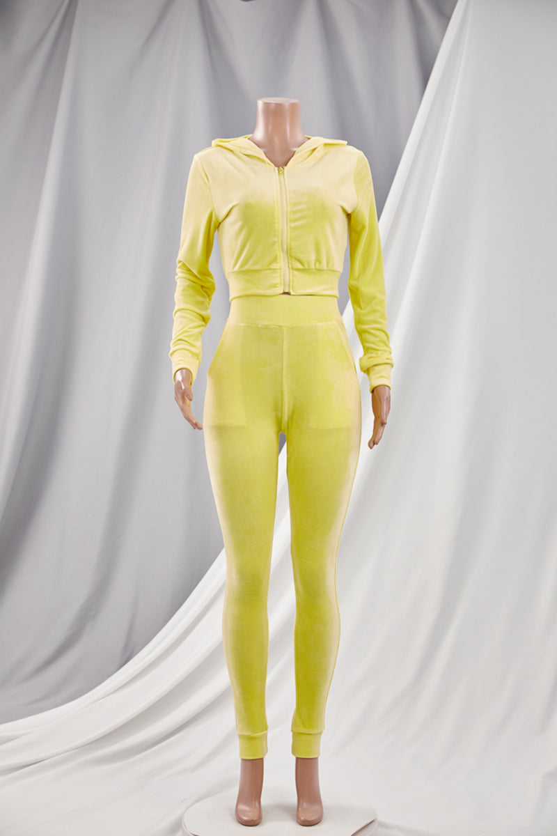 Yummy Velour -Yellow